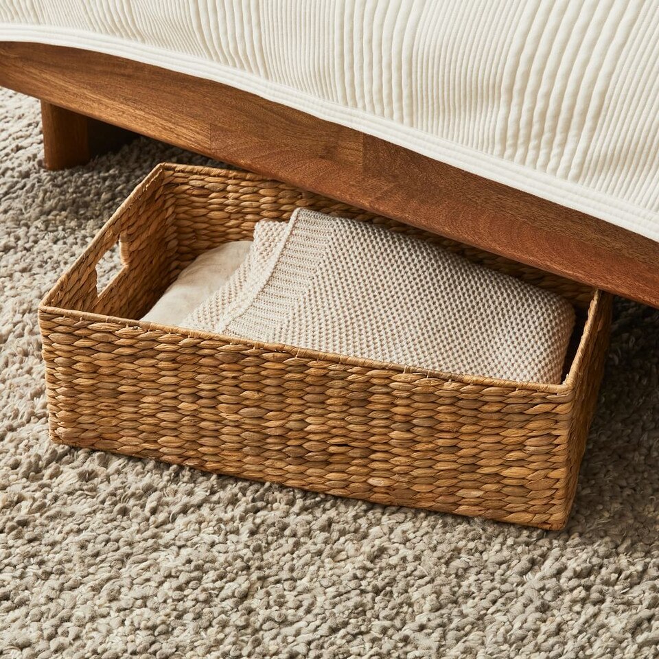 Twist Weave Baskets Natural west elm United Kingdom